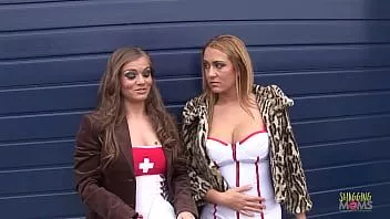 Play Two nurses have low salaries so they suck cocks together to pay for their lingerie