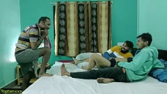Play Hindi Foursome Scandal: Busty Indian Girl Shared Between Three Boyfriends